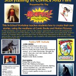 storytelling in comics and film flier